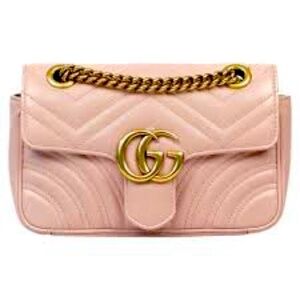 Gucci Pink GG Marmont Quilted Leather Shoulder Bag